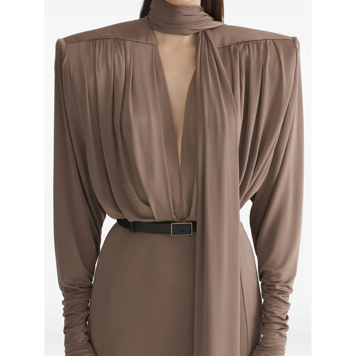 Mugler Dresses - Brown | ff5f31db6814b1cdf9de4f30f79b4b10bac4481f