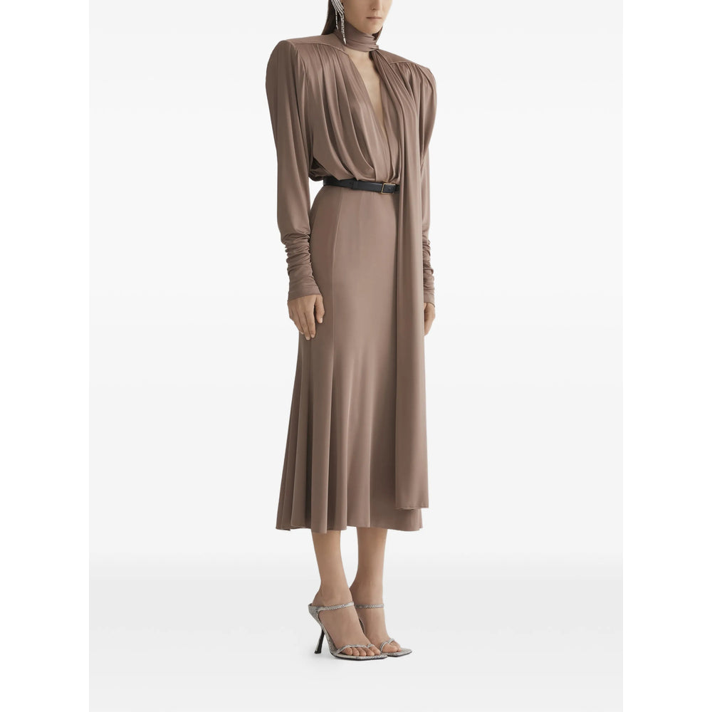Mugler Dresses - Brown | 6f68eafac282b55c488fc1e0bbdefc080df94033