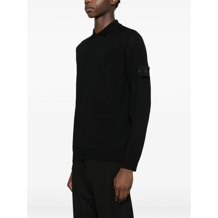 Stone Island Sweaters - Black | 84a075b24e6f5da352773d08aa3d4bf61dd6dfc5