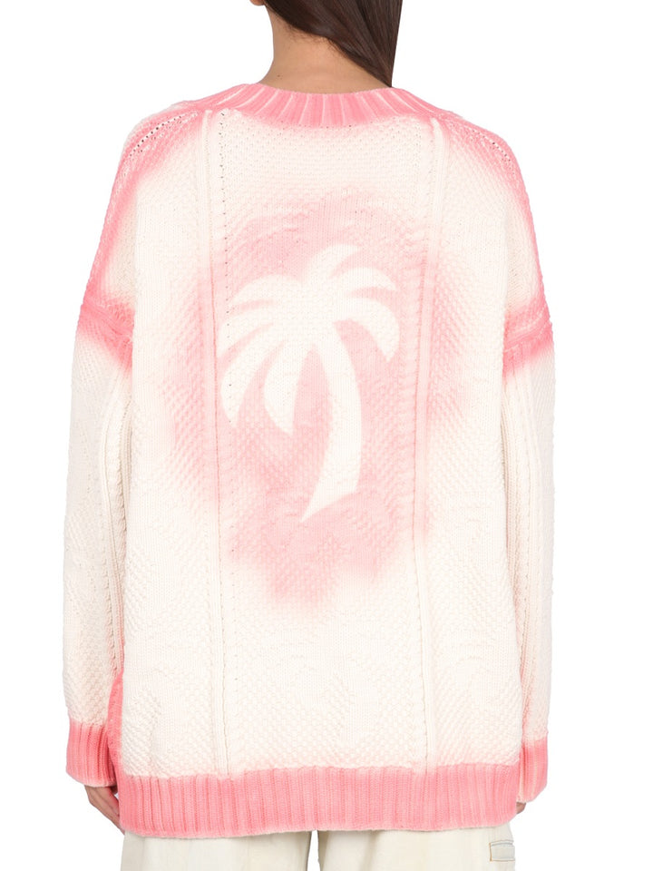 Palm Angels Sweaters - White | Wanan Luxury