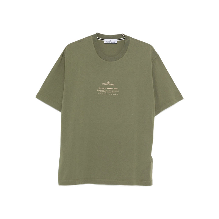 Stone Island T Shirts - Green | c1b505f1508acb264cec1d0e4f8ec392bc7e4a63