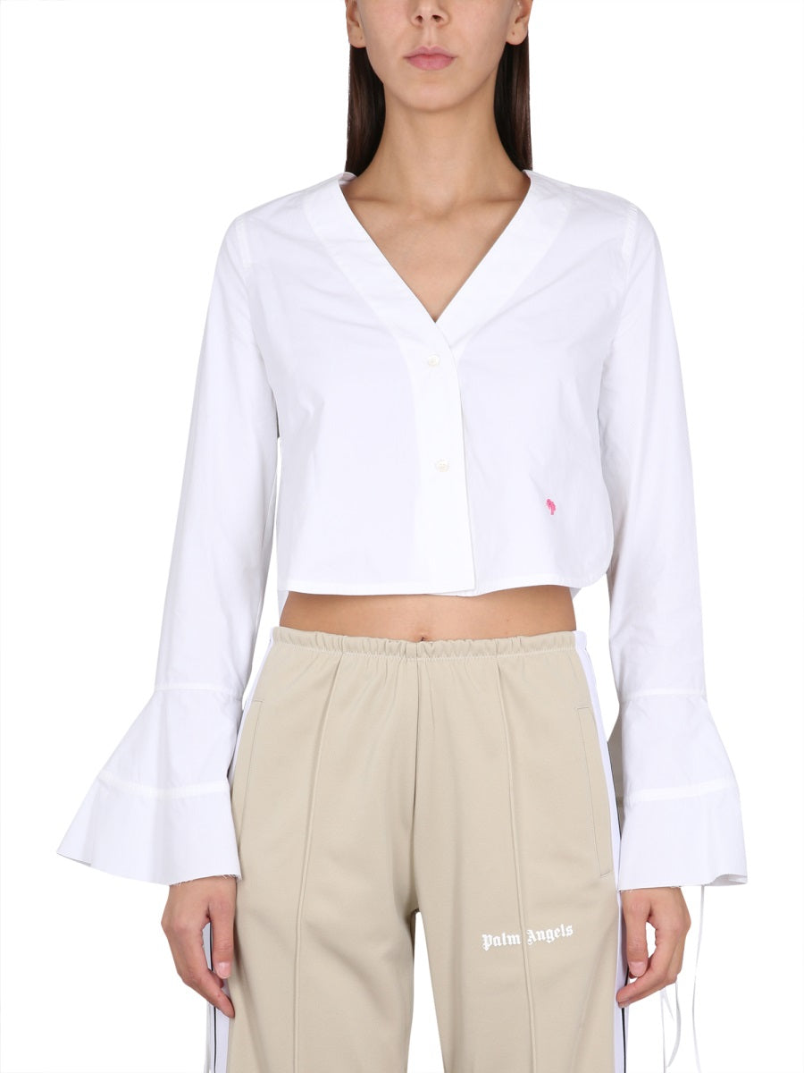 Palm Angels Shirts - White | Wanan Luxury