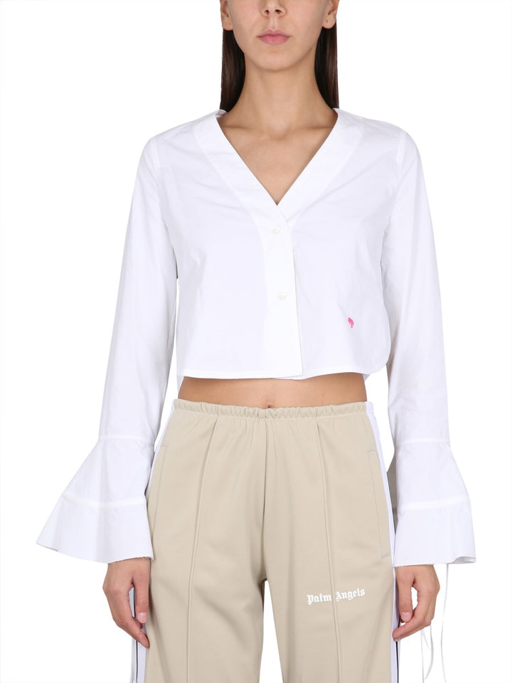 Palm Angels Shirts - White | Wanan Luxury