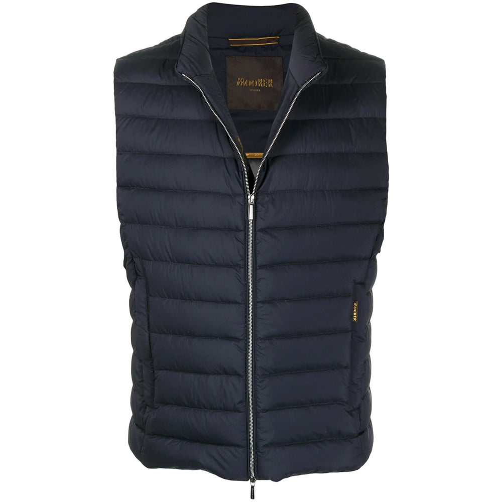 Moorer Outwear Waistcoats - Blue | 22d7c4ae8782d71ea8af2b00a4d5e5b3fb64ea91