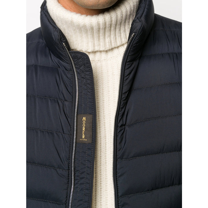 Moorer Outwear Waistcoats - Blue | 119466d2b08eafd3d585446b2a8628f01525c1e0