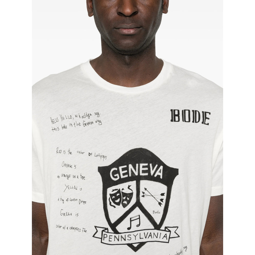 Bode T Shirts - White, Black | 5ad3854d7269e24602d07a661afaa503fad5d36f
