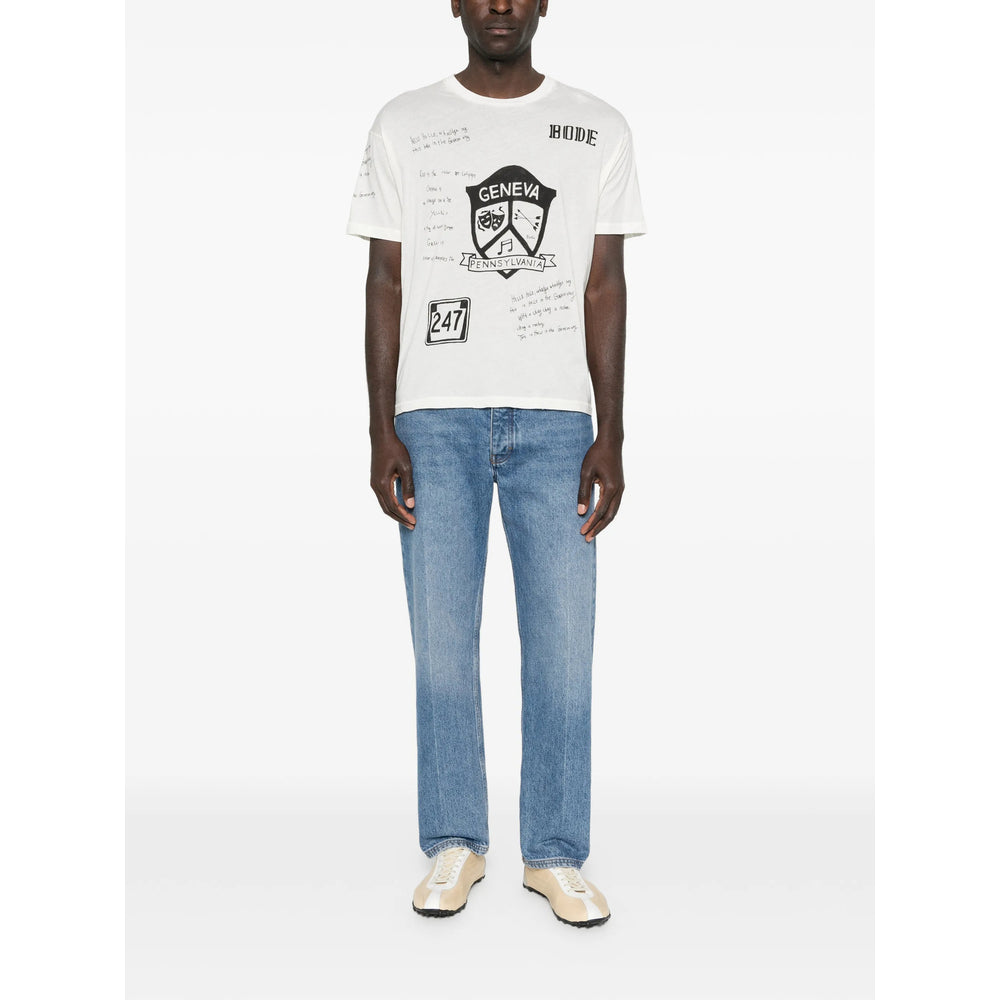 Bode T Shirts - White, Black | 81eb50ba36cba874d7e40ab97612045767b4e5f8
