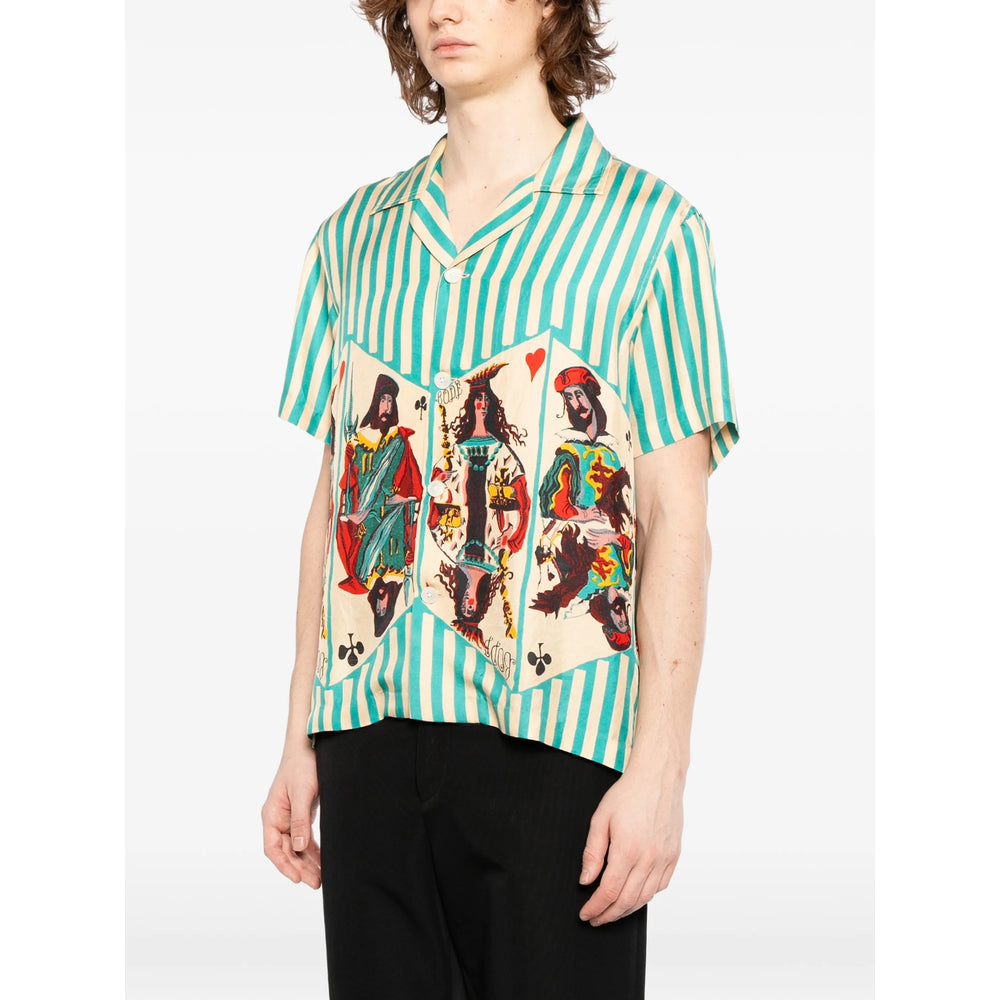 Bode Shirts - Green, Neutral | 1ab5eb5343baa08c75090be9ddd586ded79f4076