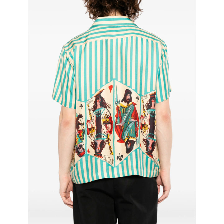 Bode Shirts - Green, Neutral | e3d1ae47d1932cef9a97505ad52b3626eec0db4d