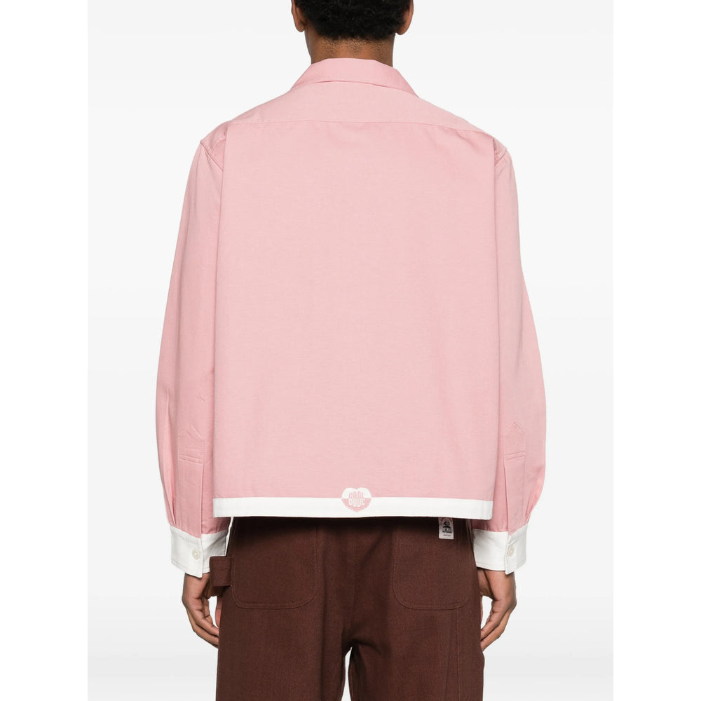 Bode Shirts - Pink, White | bf68bf7239b60a86be30887d5ca935ed82237827