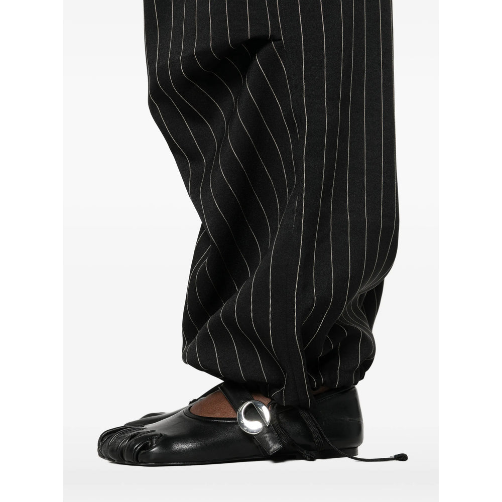 Y-3 Pants - Black, White | 7c378e6a11a639cfbdbc33c5caf5b355520c39d0