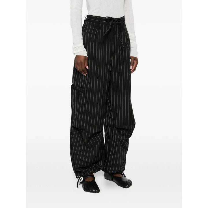 Y-3 Pants - Black, White | ed0370dfd517b7c1a1e4105948af501d106fde04