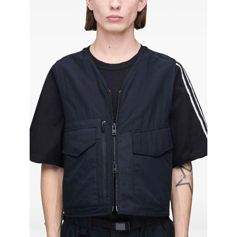 Y-3 Outwear Waistcoats - Black | 9c23e17db8eaa5ae557c6394b31cc281186fc0d0
