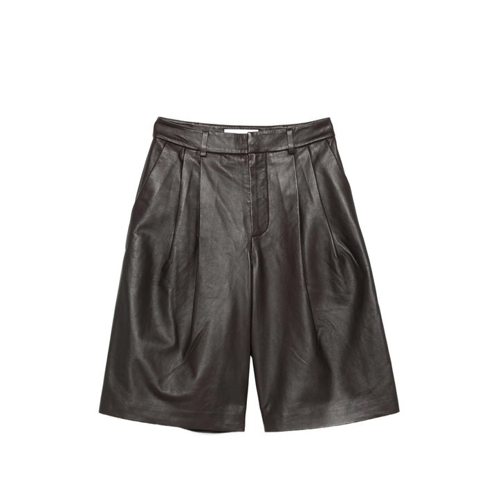 Yves Salomon Shorts - Brown | c7449ed3b32775d5a9ec0d0b5db28db6c2cdf1e5