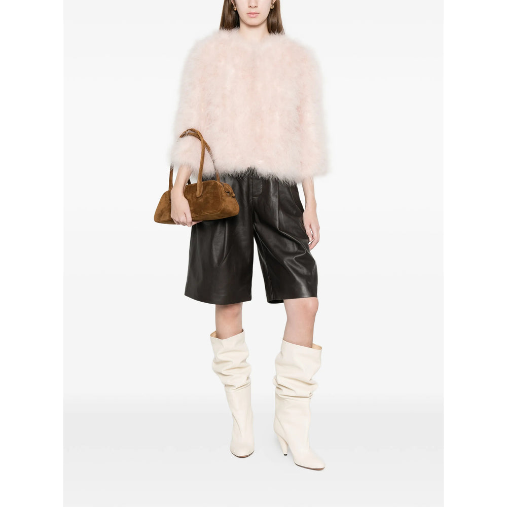 Yves Salomon Shorts - Brown | 321b9bc1f984577cb147da9aa6914105617857cf