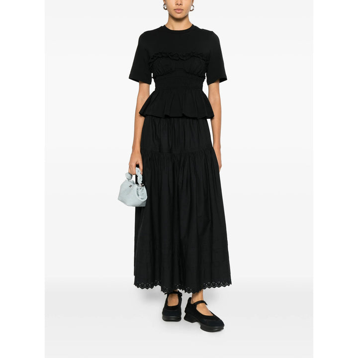 Cecilie Bahnsen T Shirts - Black | 437fbe5f4a0f5df42919d75c7329b8863674e708