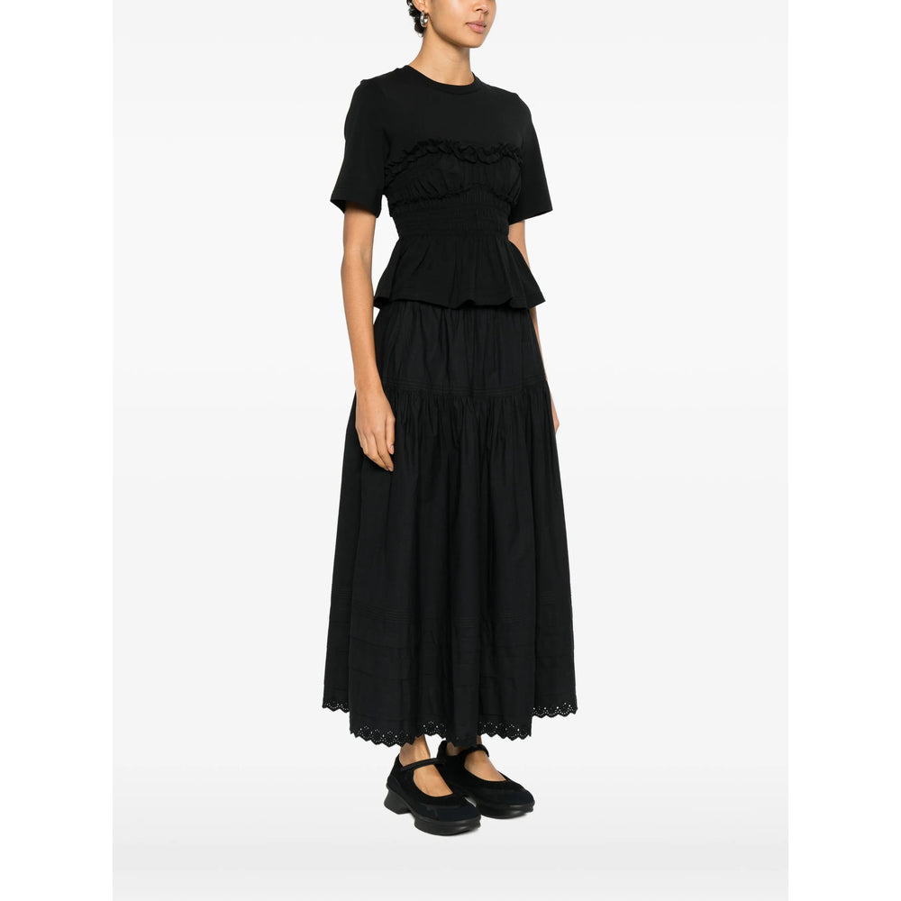 Cecilie Bahnsen T Shirts - Black | d4e25eb595741f434fb226f8433588ce6b40b185