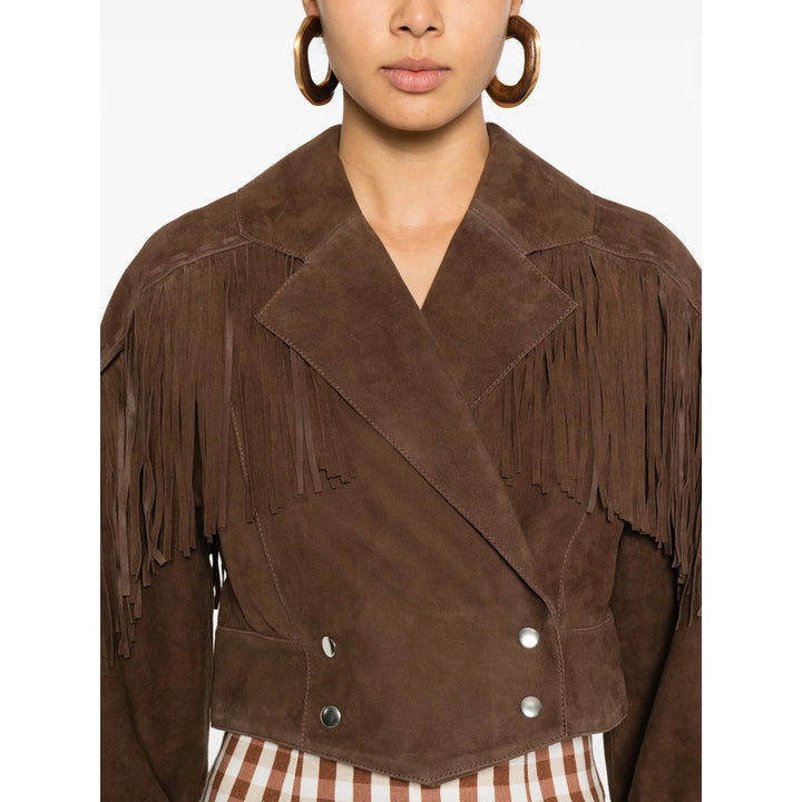 Rixo London Leather Outerwears -  | 1aedbba1fd44695efca9fd37e17b46ee42bce636