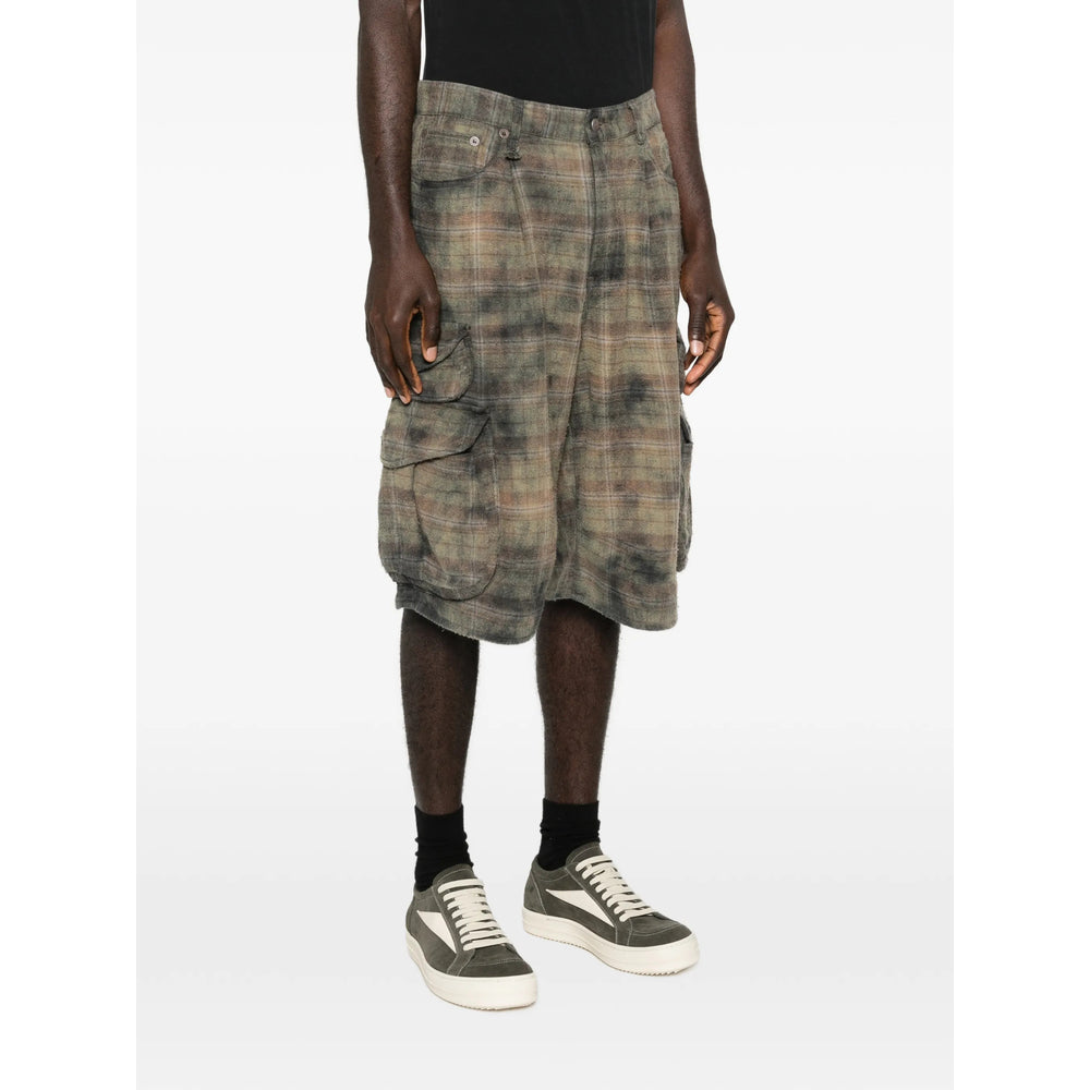 R13 Shorts - Green, Brown | f59fe9cd2bfd70cea924d8f8fe07be7fe025b35c