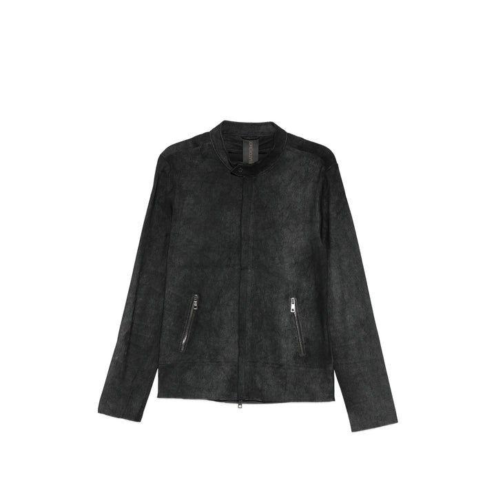 Giorgio Brato Leather Outerwears - Black | b08301cbd00dea2d490cad36687a85f0706b18b9