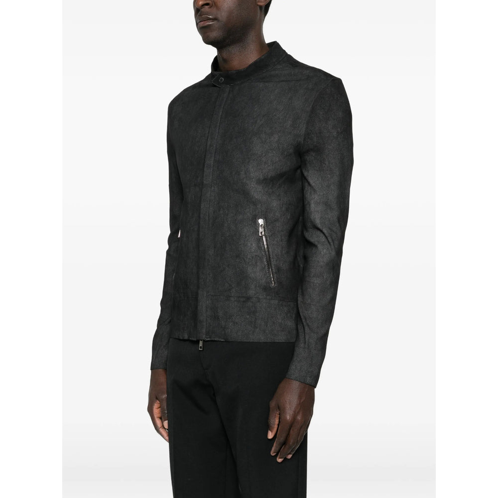 Giorgio Brato Leather Outerwears - Black | 1e7d1e1433d707b3206b1b62f9c5a9e60220bbf7