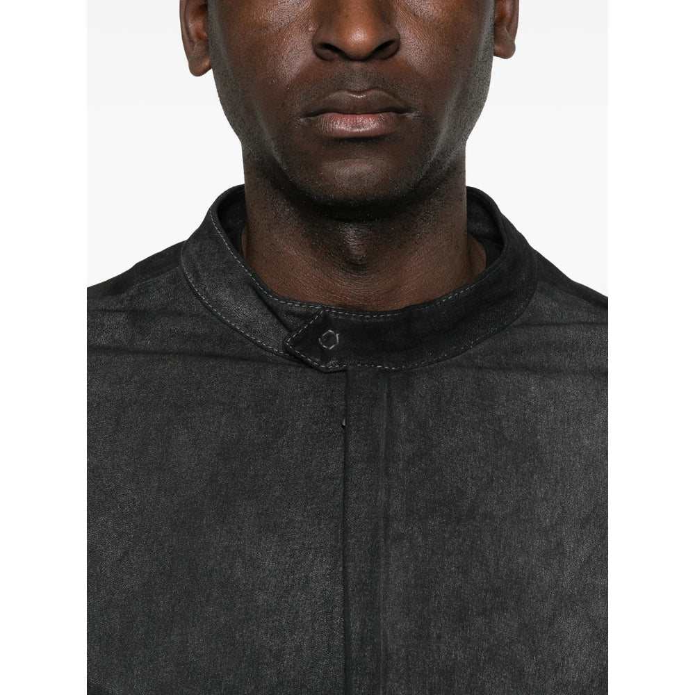 Giorgio Brato Leather Outerwears - Black | e5da6131f6db87678a1ab29c8a5332d6dd4f4ebf