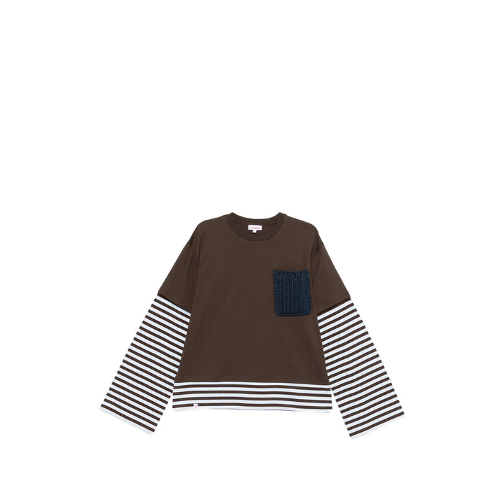 Charles Jeffrey Loverboy T Shirts - Brown, Blue | 06e300bc93db7fa2f0c7a3f88b83a25927a47198