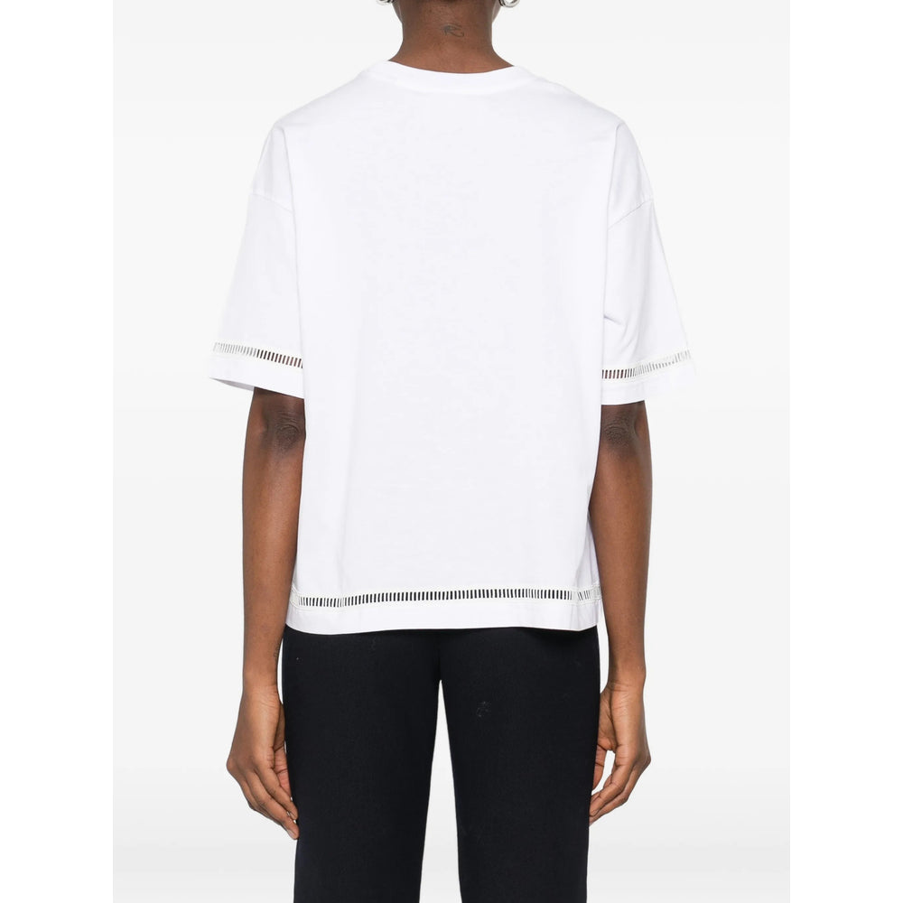 Vivetta T Shirts - White, Blue | d83b8d4c013e9041bfa7bc3c314edb95fb43e4c3