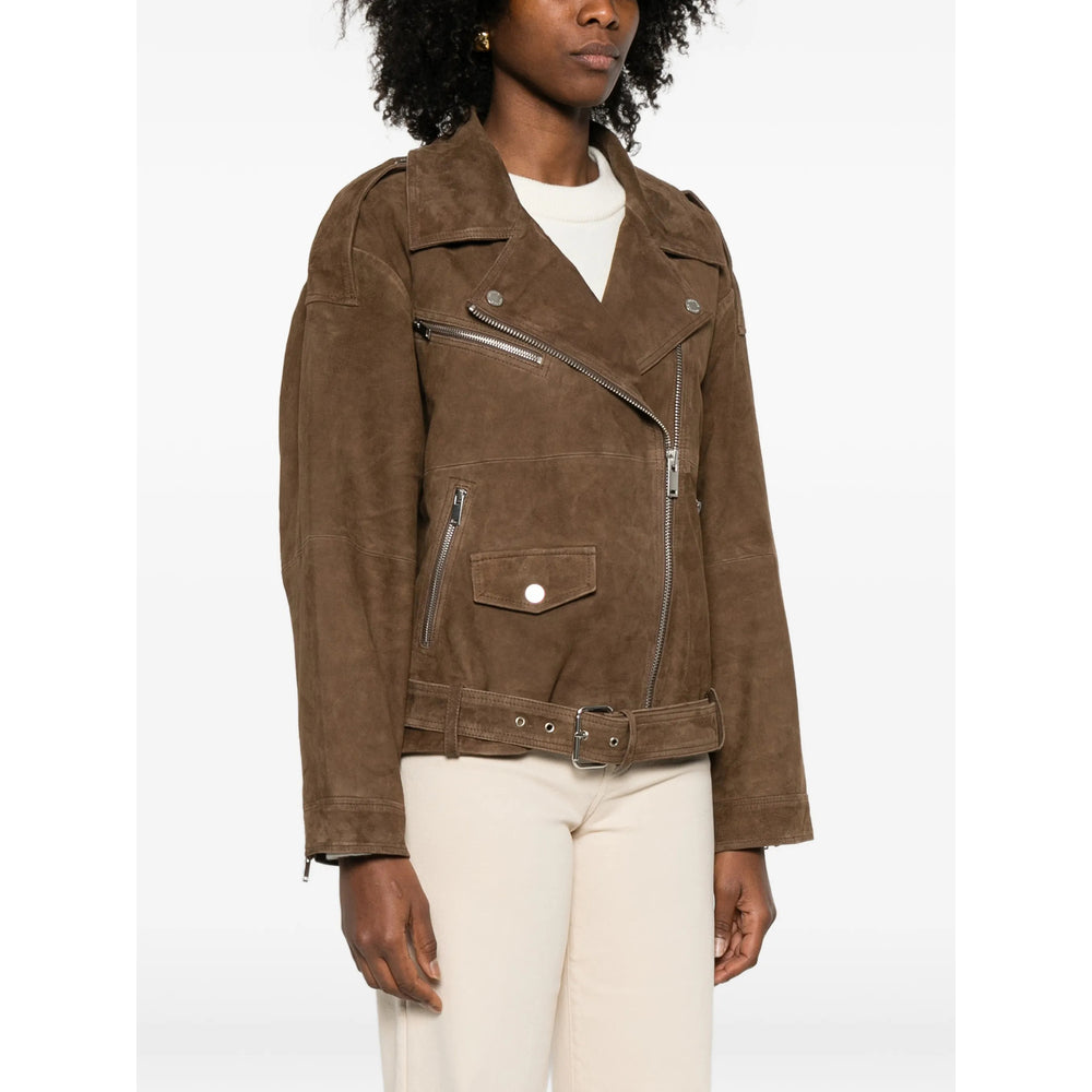 Gestuz Leather Outerwears - Brown | 87ba1015b6786889fd168ce74e800c6b922a9805