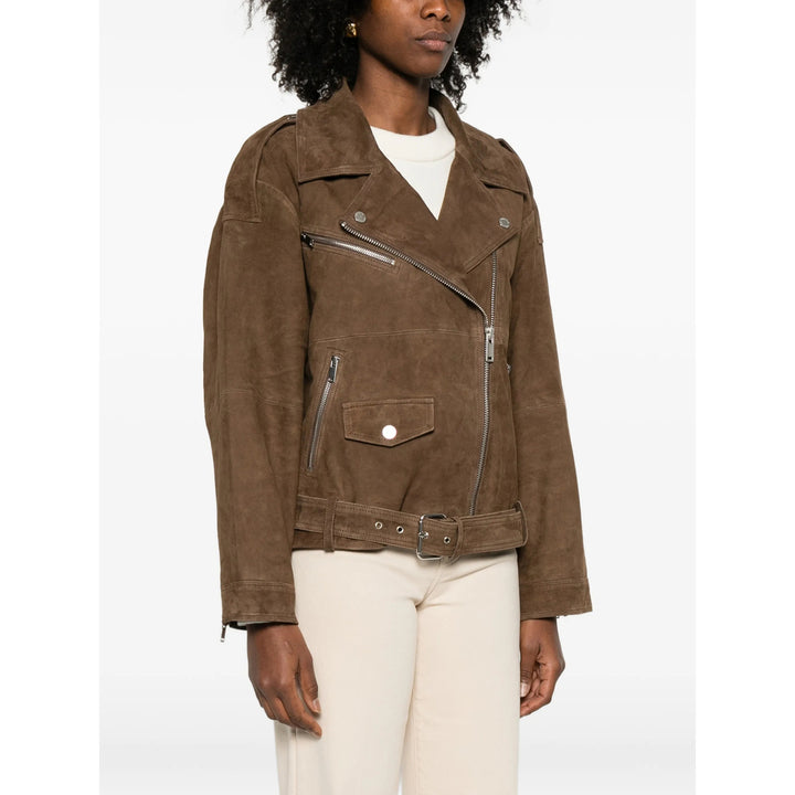 Gestuz Leather Outerwears - Brown | 87ba1015b6786889fd168ce74e800c6b922a9805