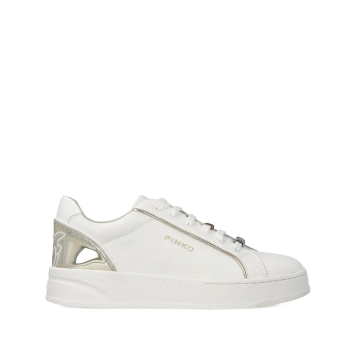 Pinko Sneakers - White, Silver | 3a6d064ba528f4c1a905afd05d08775fbc149dae