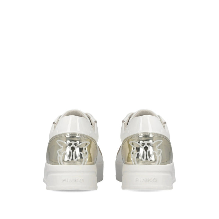 Pinko Sneakers - White, Silver | df8264d382d500c67c7d6ea0a793e73e6b7bb328