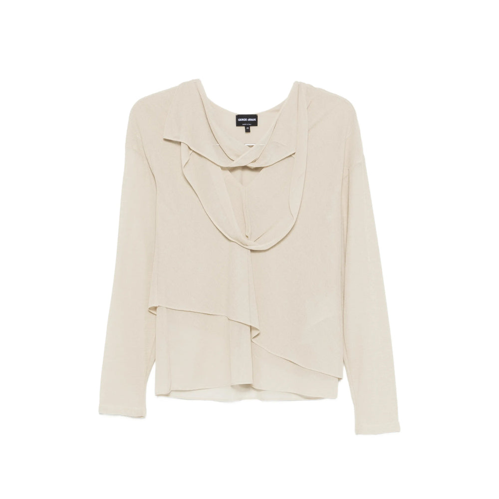 Giorgio Armani Sweaters - Neutral | ec01f315b71226407583db9e77b7f08152484953