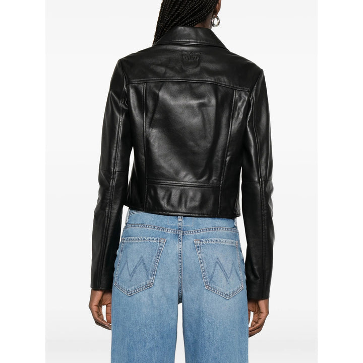 Pinko Leather Outerwears - Black | 941357c5b6b520d11ea834c239d2a469fdfe49b2