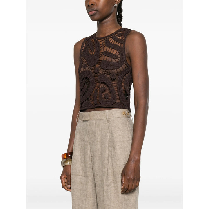 Pinko Tops - Brown | b43ddb0f973a6d418253c980f54b4020f0215df0