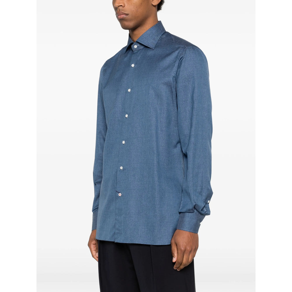 Isaia Shirts - Blue | 137126a46a8759796d5ee52d4445092a2bfab95b