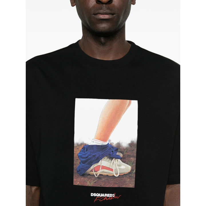 Dsquared2 T Shirts - Black | 7730678606e8ff942614430be0b8e042a36c1311