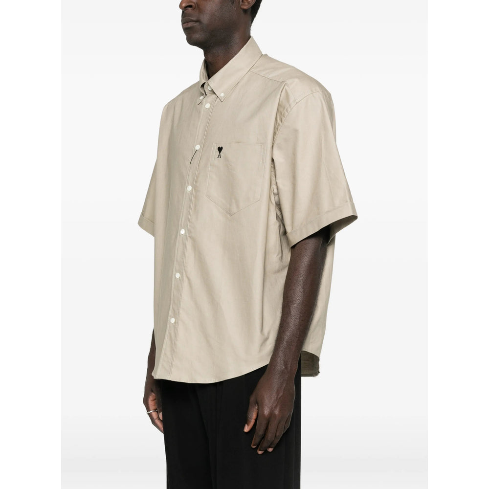 Ami Paris Shirts - Neutral | 1ea7ef61d3e3c58272357268b071dd62ed5fa511