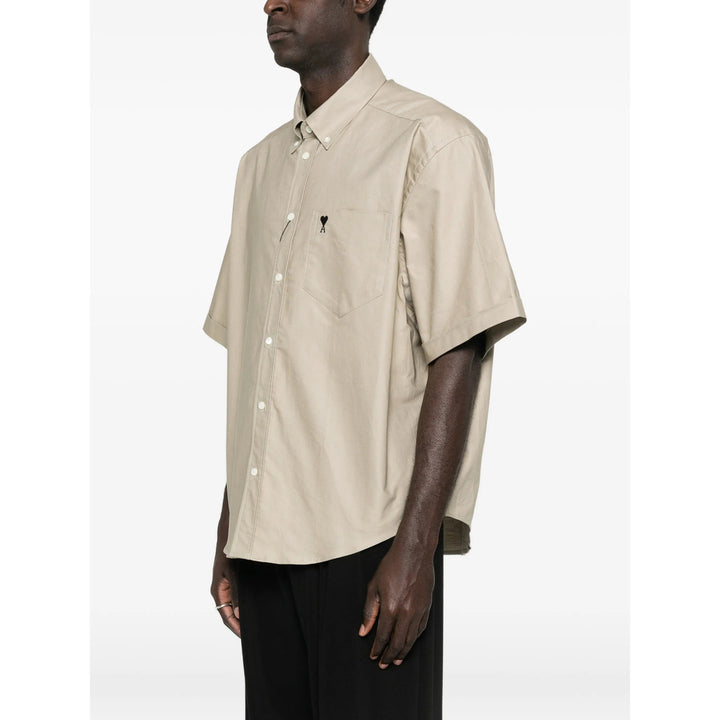 Ami Paris Shirts - Neutral | 1ea7ef61d3e3c58272357268b071dd62ed5fa511