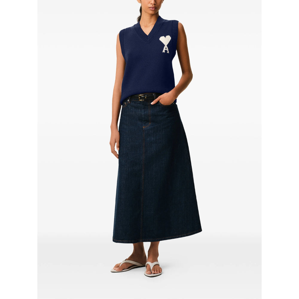 Ami Paris Sweaters - Blue | b478a0a97b40e8b00a55998d0404effaace059ac