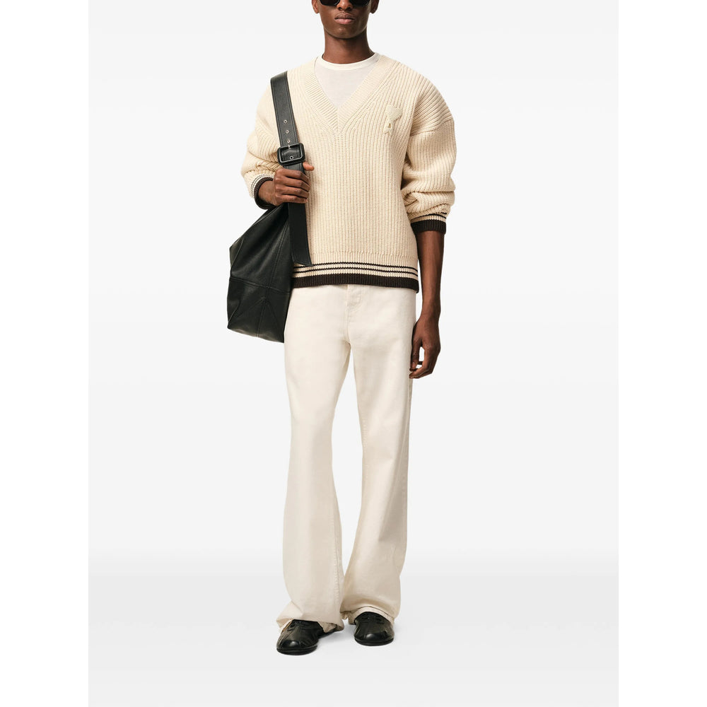 Ami Paris Sweaters - Neutral | 283943166c6542de783573363053a142db3097f9