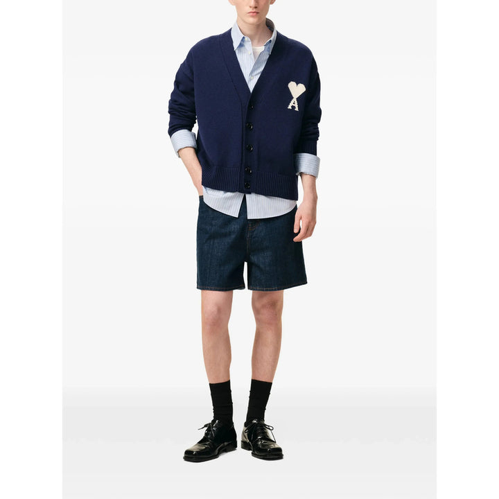 Ami Paris Sweaters - Blue | 338ef513e967bb4915af7cd7ac07b528c3568426