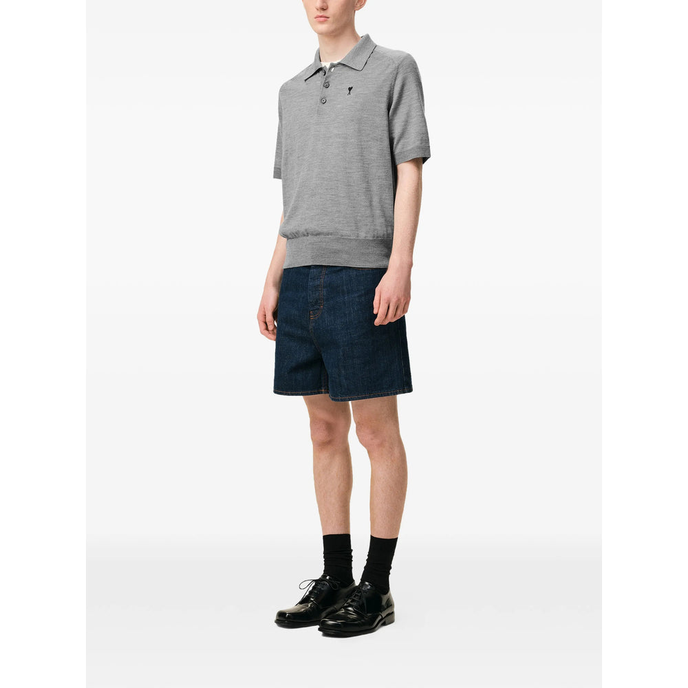 Ami Paris Sweaters - Gray | 1fb043c4d43029bdd1b5a02a6e0c2fa62d7f6b68