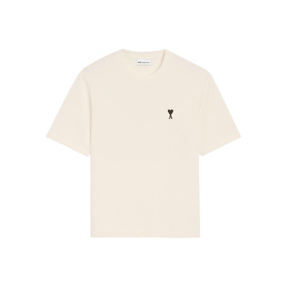 Ami Paris T Shirts - Neutral | 8cc77295d1241cc351e83de9613434cf4907b96a