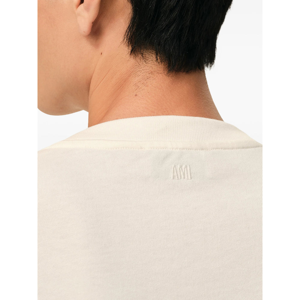 Ami Paris T Shirts - Neutral | 44e663a8c58563ea1e3753883f7cf6eafb5a09b8