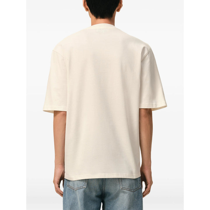 Ami Paris T Shirts - Neutral | 78286a3923bf9132bd9d968936eeff160cb1ba89