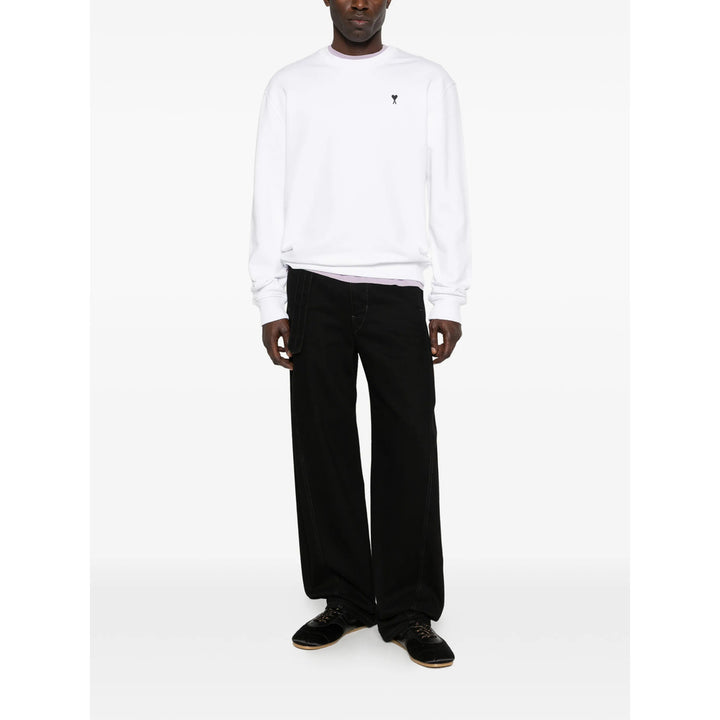 Ami Paris Sweatshirts - White | a1203a2f2b1c591aa26c3b62850a54a0449e1ee9