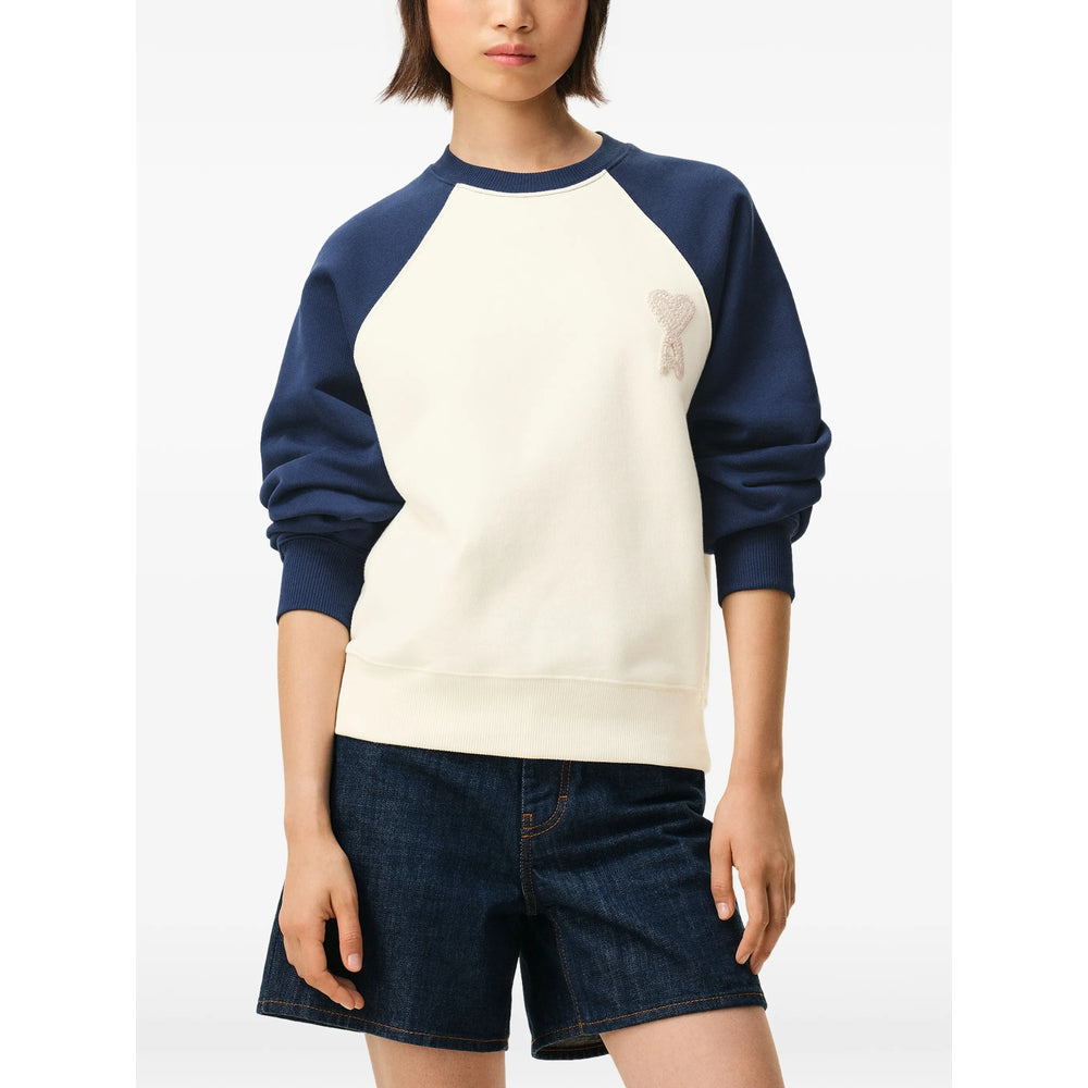 Ami Paris Sweatshirts - Neutral, Blue | da9f1771a883cc30247cb8dc0e557b37d8ca9dee