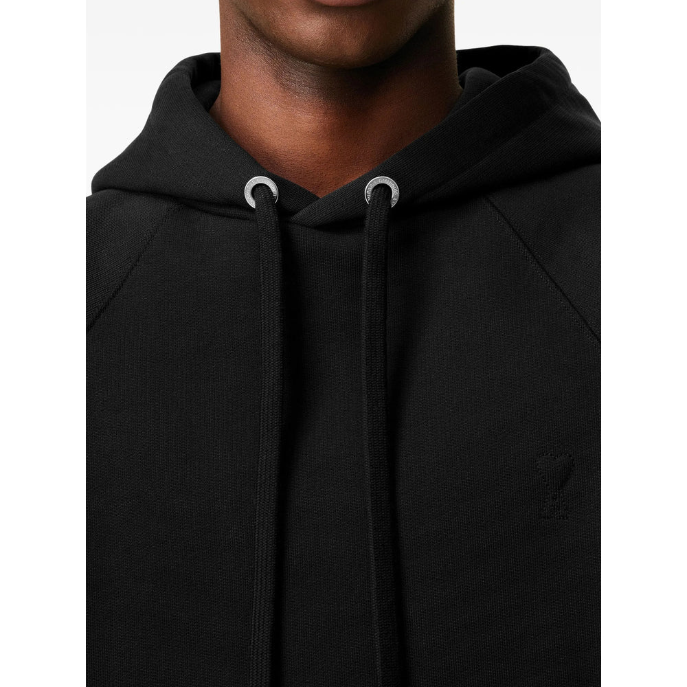 Ami Paris Sweatshirts - Black | 4ec8ecc5dbbcbe5d757bd1dae7e88f28a4f2e0db