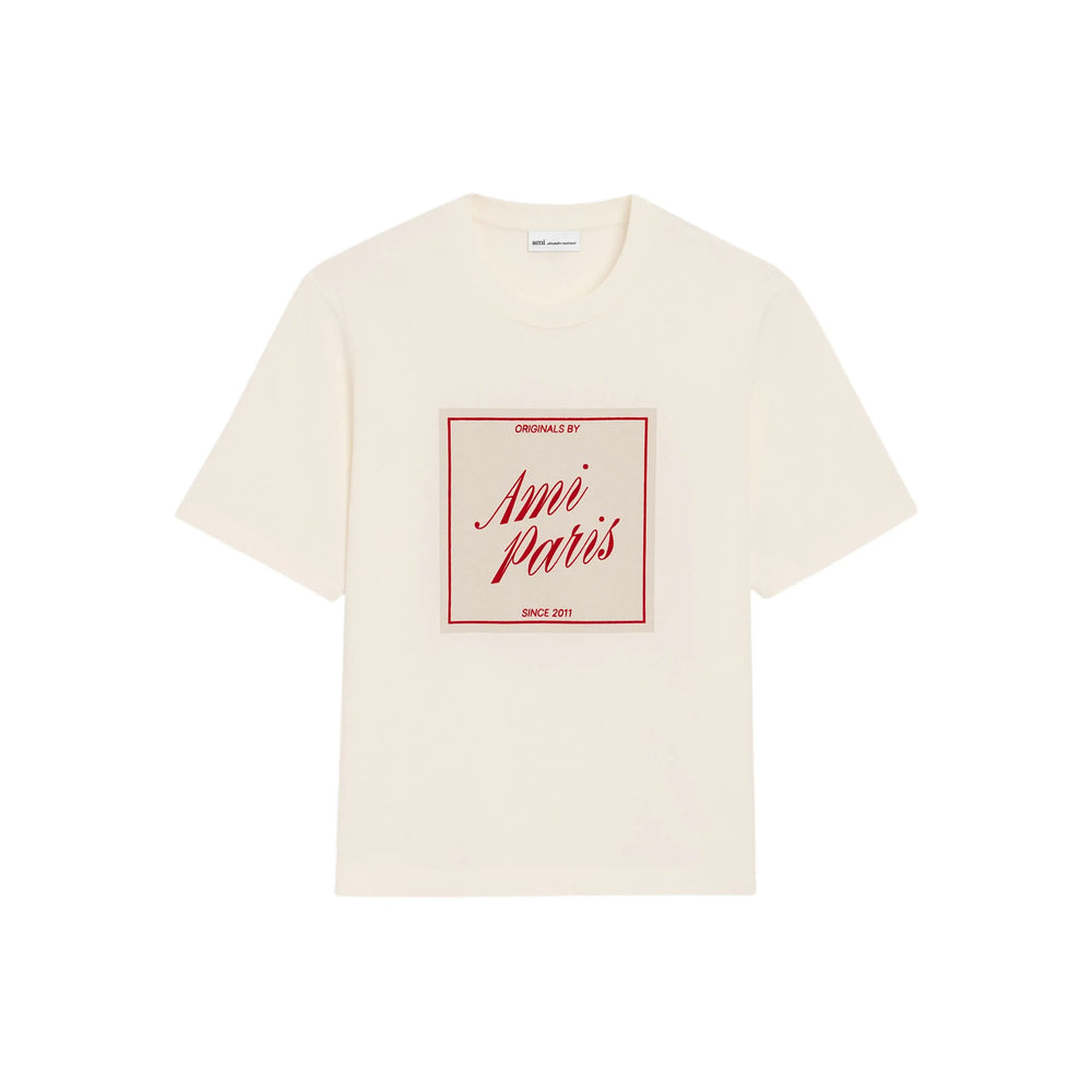 Ami Paris T Shirts - Neutral | f6df14d05977f1d0436700270efbefeac0dadd8f